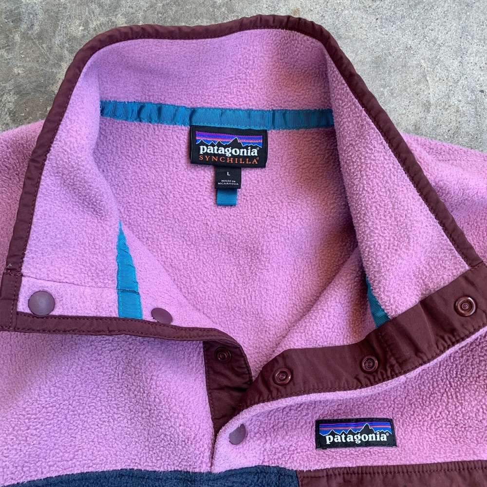 🐽2017 Patagonia Synchilla Snap Fleece (Sz L) - Picture 2 of 5